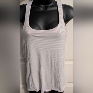Lululemon Women’s Light Pink Striped Tank Top
